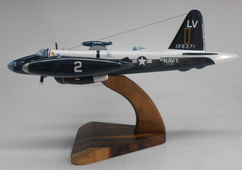 P2V-5 Neptune Maritime Patrol USN Navy Airplane Desk Wood Model Small New