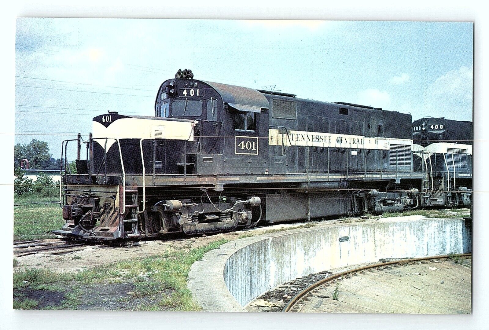 Tennessee Central Railroad 401 Alco DL-721A Engine Nashville TN Vintage Postcard