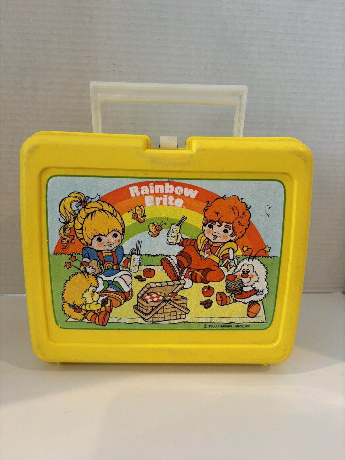 Vintage 1983 Rainbow Brite Lunchbox & Thermos Set