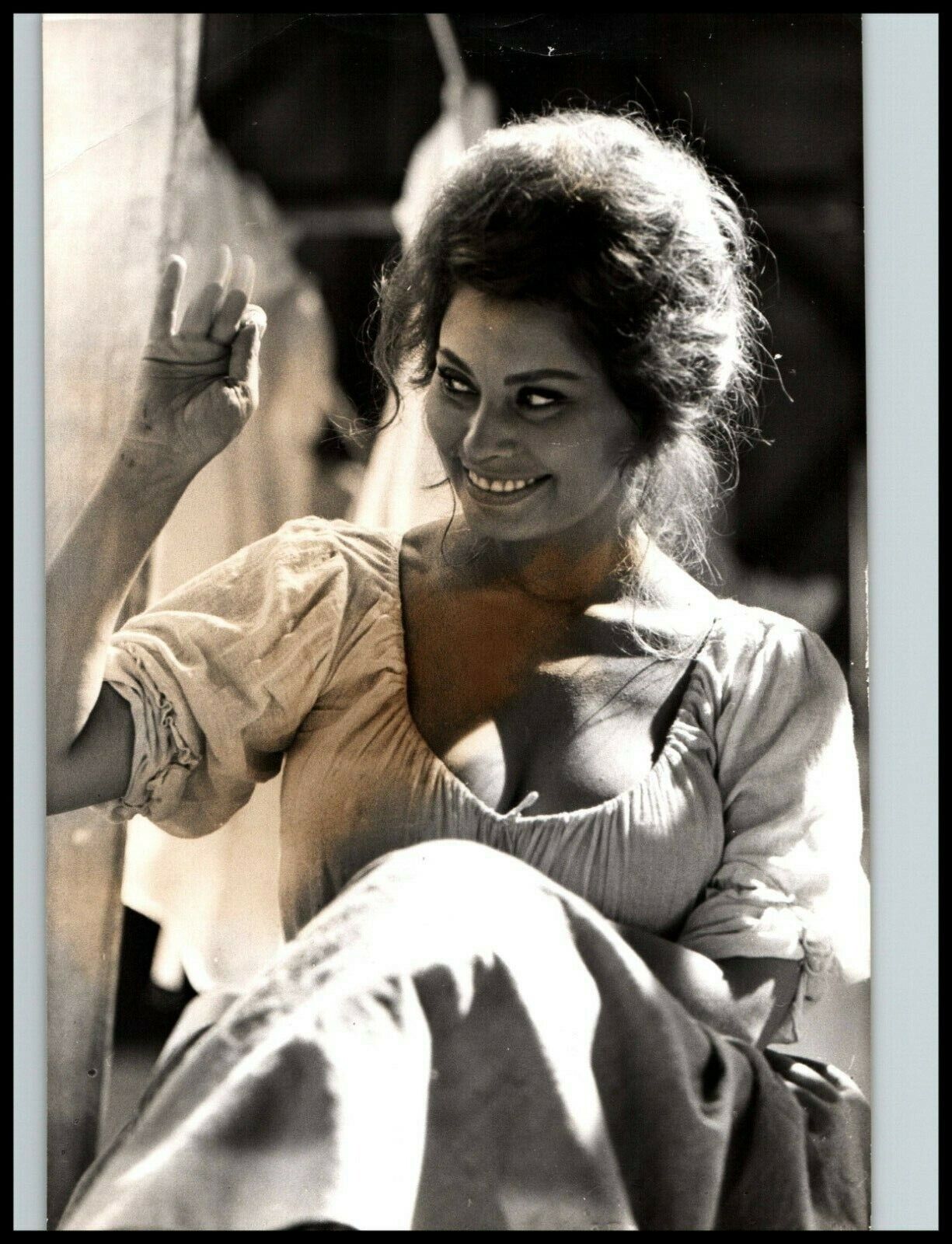 Glamorous Italian Beauty Sophia Loren Orig 1960s DALMAS AGENCY VINTAGE Photo 362