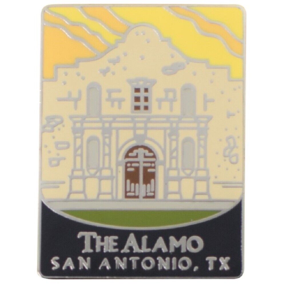 The Alamo Pin -  San Antonio, Texas, Mission San Antonio de Valero Souvenir