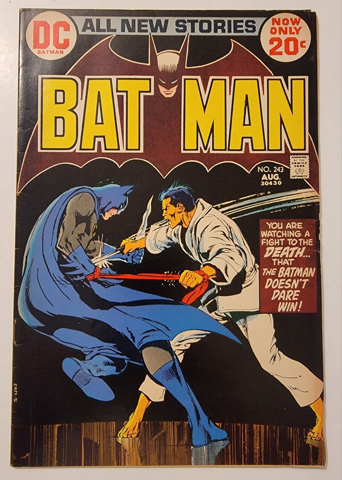 Batman #243 VG 1st App of Lazarus Pit, Ra's Al Ghul 1971 Neal Adams Bronze Age