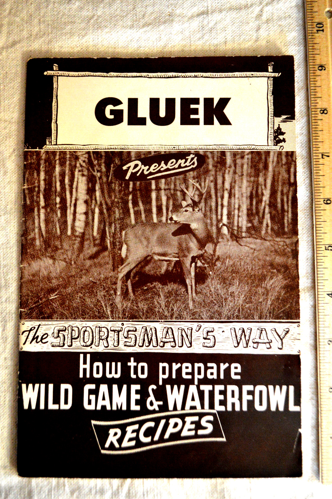 Gluek Beer Minneapolis THE SPORTSMANS WAY  game recipes booklet 1940s
