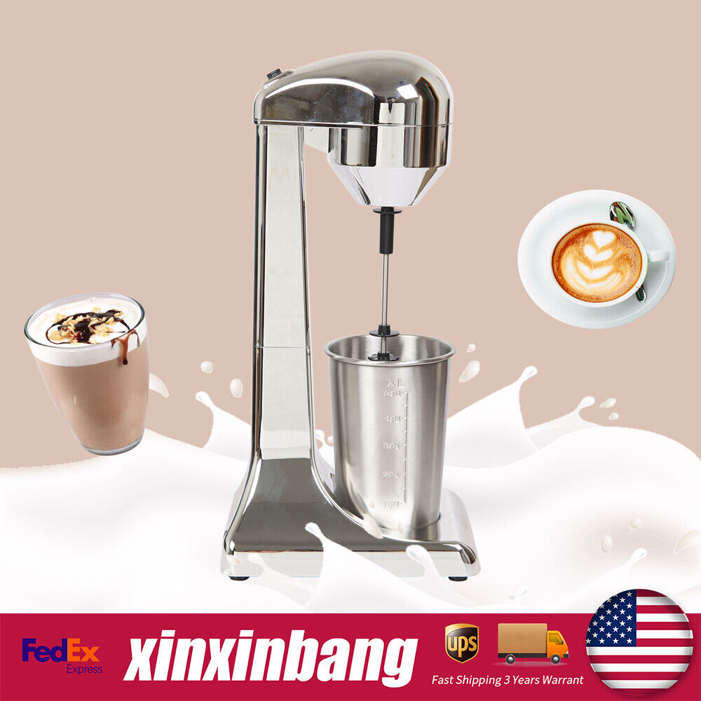 Commercial Electric Milk Shaker - 100W Drink Mixer Smoothie Milk Shake Machine