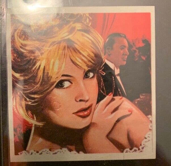 RARE 1964 Simon Chocolates Album 3 BRIGITTE BARDOT Film Star Card made in France