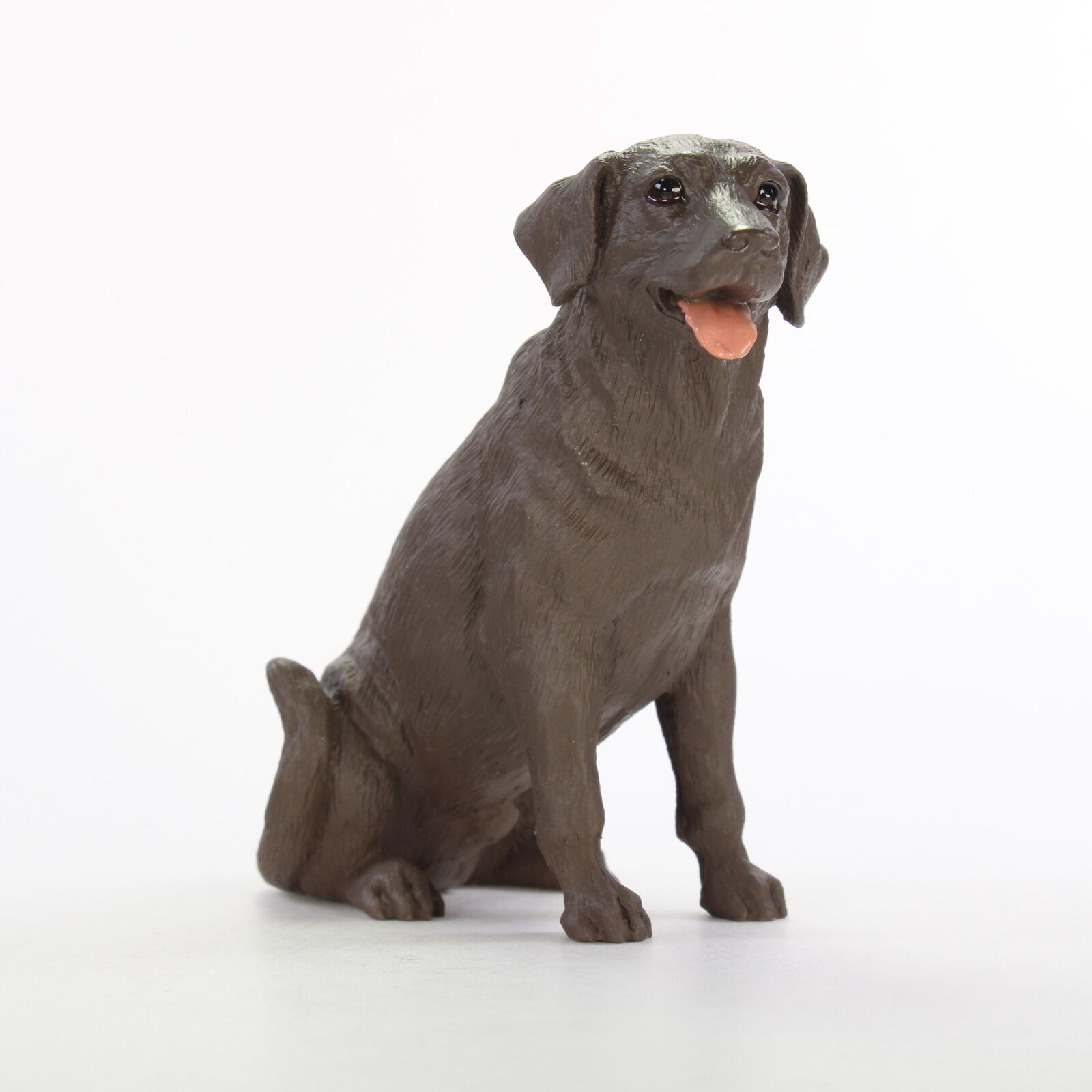 Chocolate Lab Figurine Hand Painted Collectible Statue