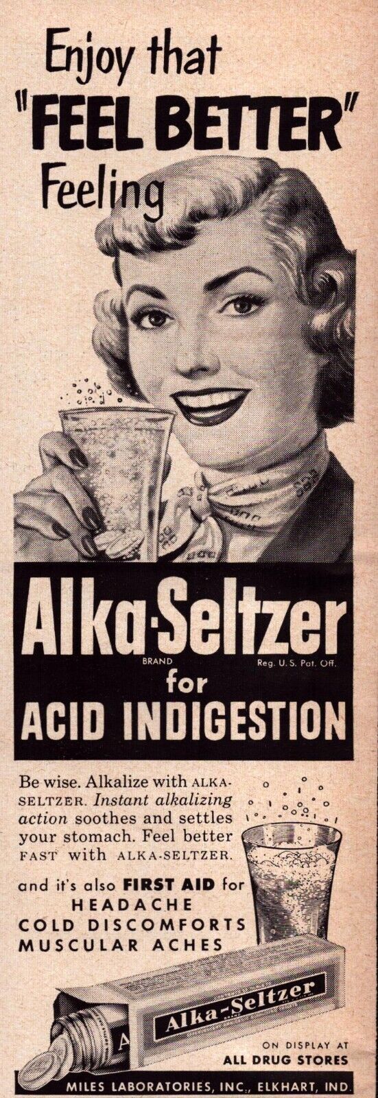 Alka-Seltzer for Acid Indigestion \
