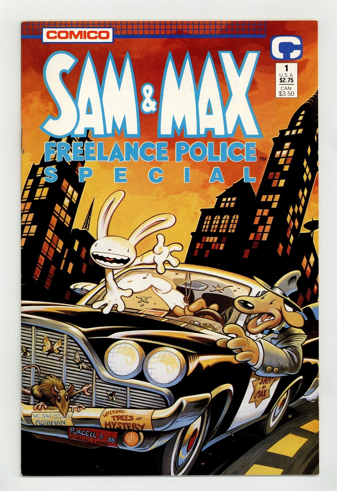 Sam and Max Special #1 VF- 7.5 1989