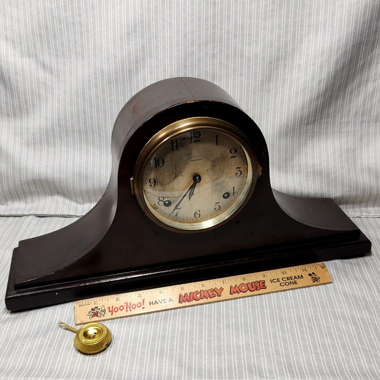 Antique Mantel Clock, ANSONIA CLOCK CO. - DAYTON (c. 1858-1928) ~ Works