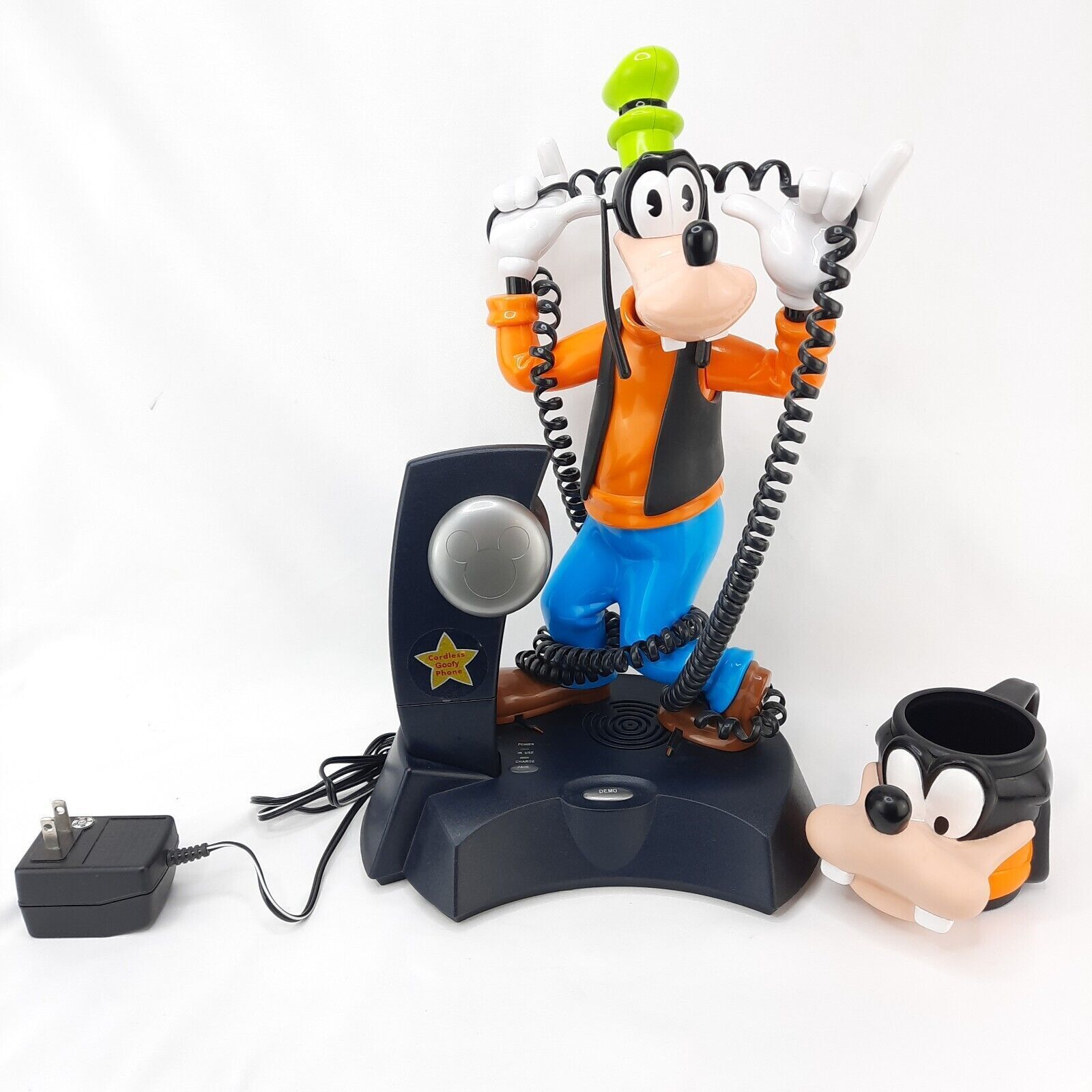 Disney Goofy Cordless Animated Talking Telephone Telemania Works