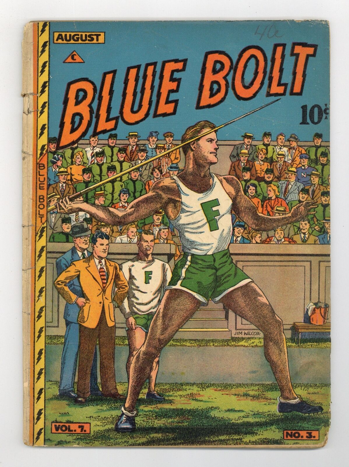 Blue Bolt Vol. 7 #3 VG- 3.5 1946
