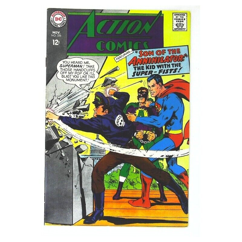 Action Comics (1938 series) #356 in Fine minus condition. DC comics [n,