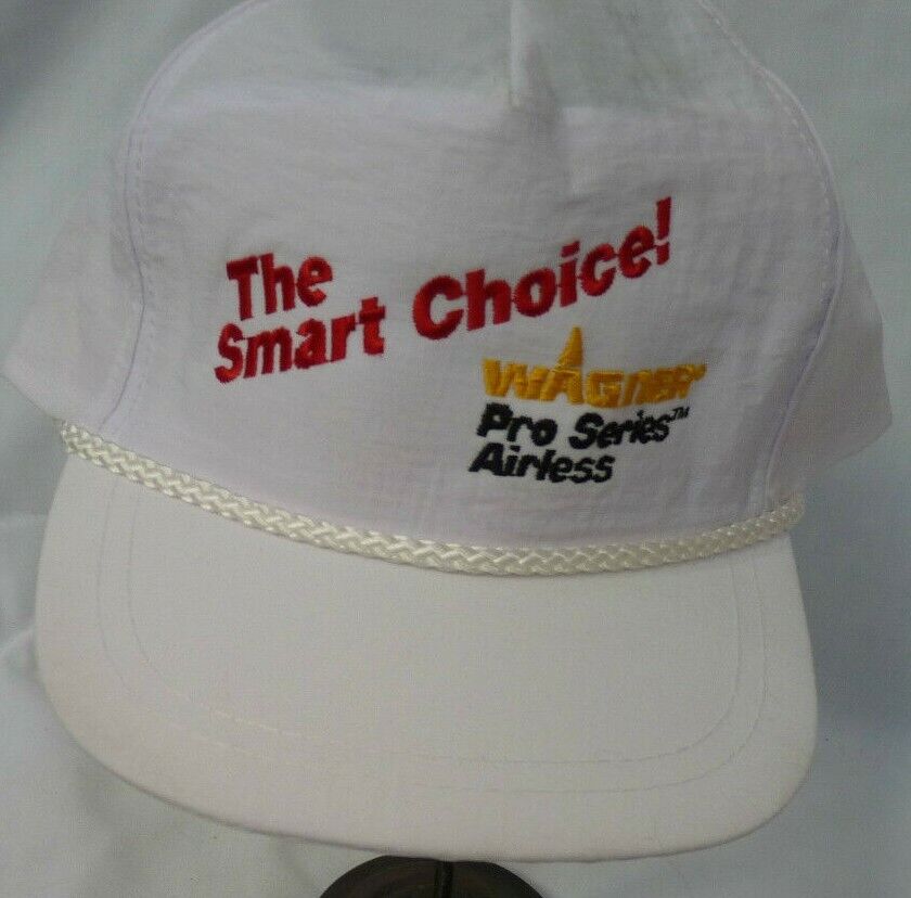 The Smart Choice Wagner Pro Series Airless White Summer Hat Baseball Cap 