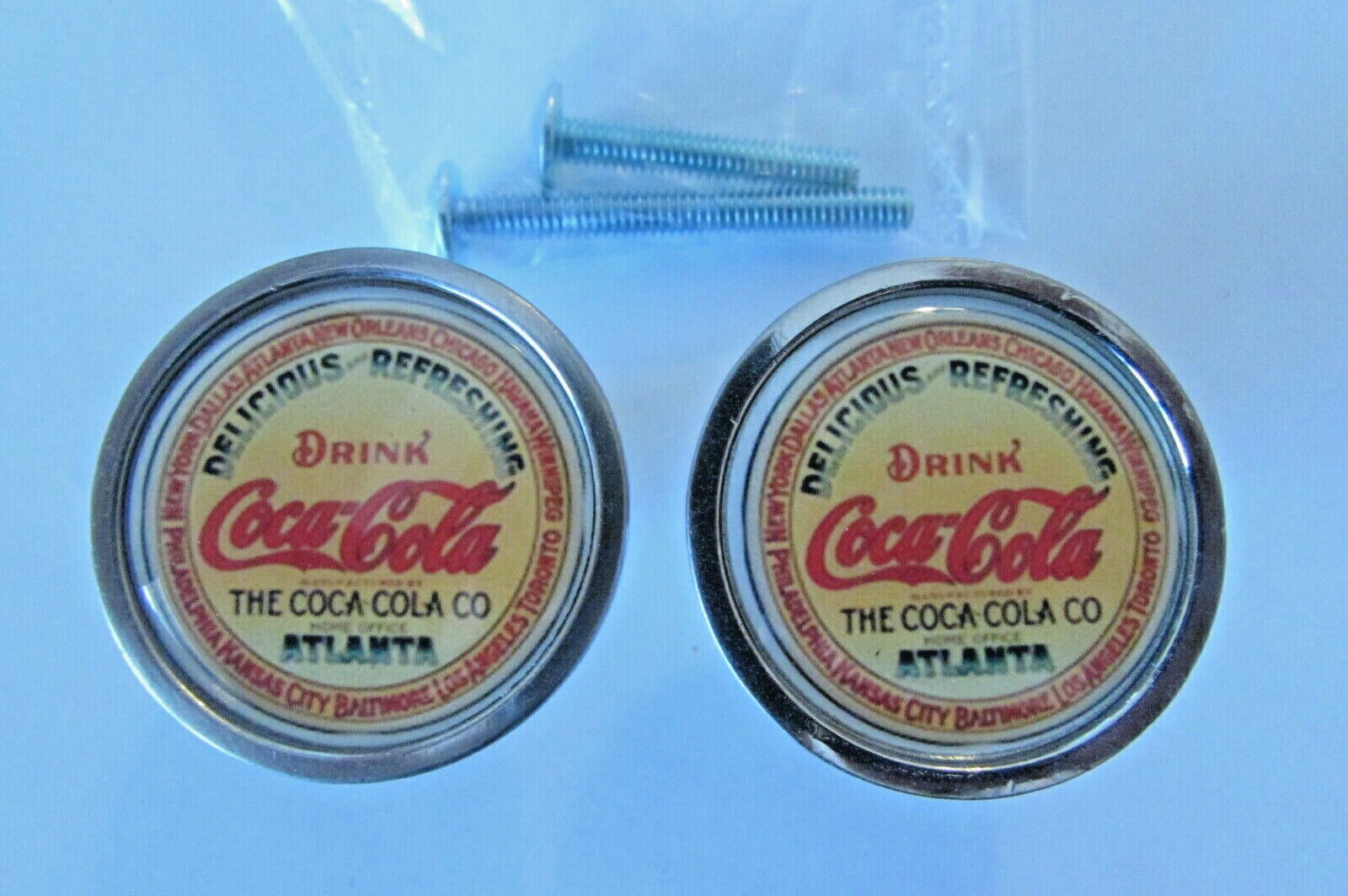 Coca-Cola  Cabinet Knobs, Coca-Cola  Logo Cabinet Pull / kitchen knob ,Coke soda