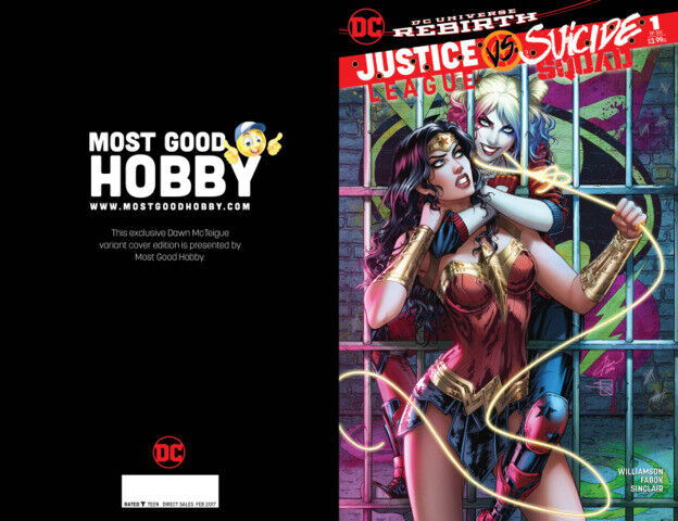 DC Justice League Suicide Squad #1 Most Good Exclusive McTeigue Color Variant NM