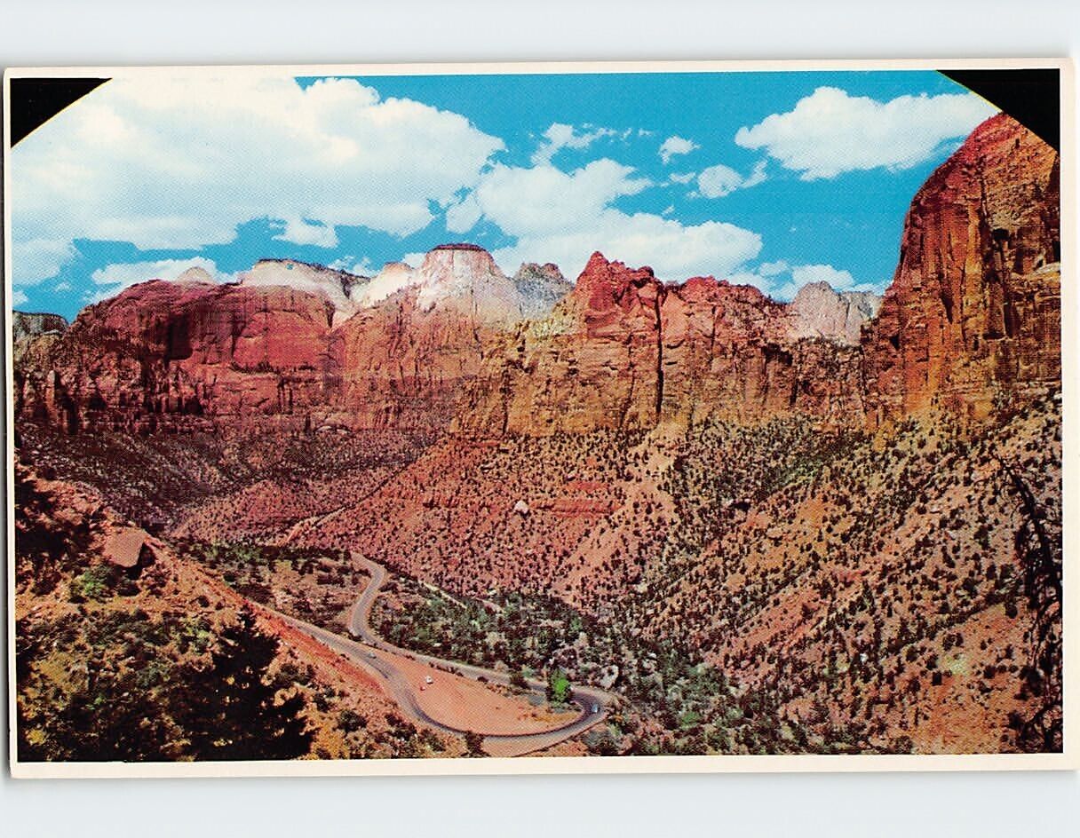 Postcard Window In Zion Tunnel Zion National Park Utah USA