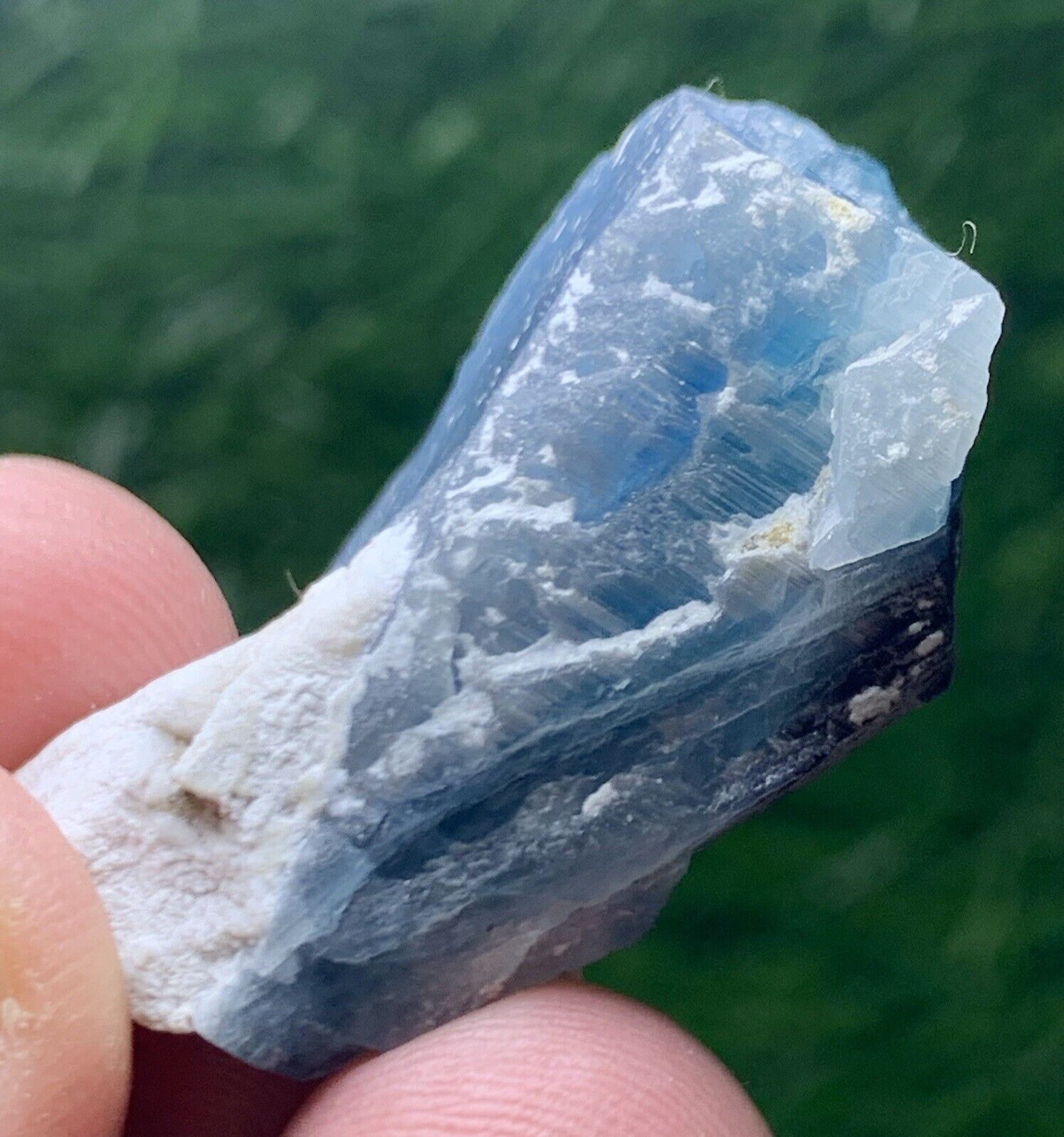74 Carats beautiful dark blue collar tourmaline crystals from afghanistan