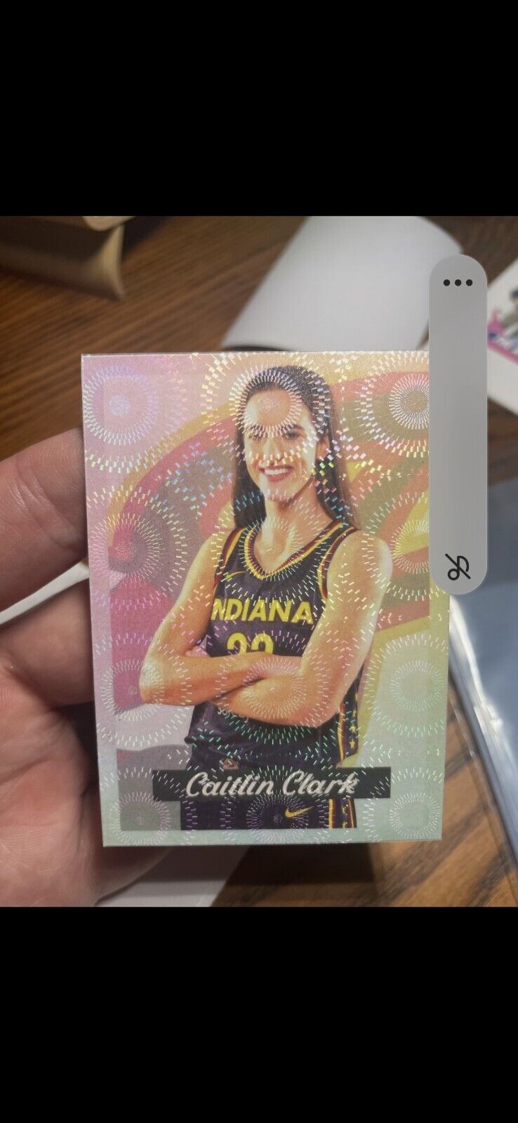 Caitlin Clark Indiana Fever Art Trading Card Holofoil & BONUS 