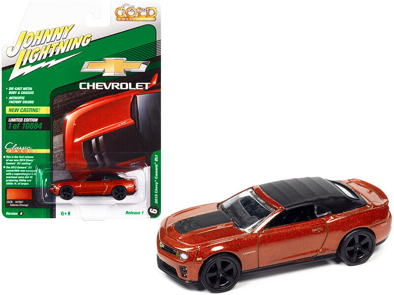 2013 Chevrolet Camaro ZL1 Convertible (Top Up) Inferno Orange Metallic with