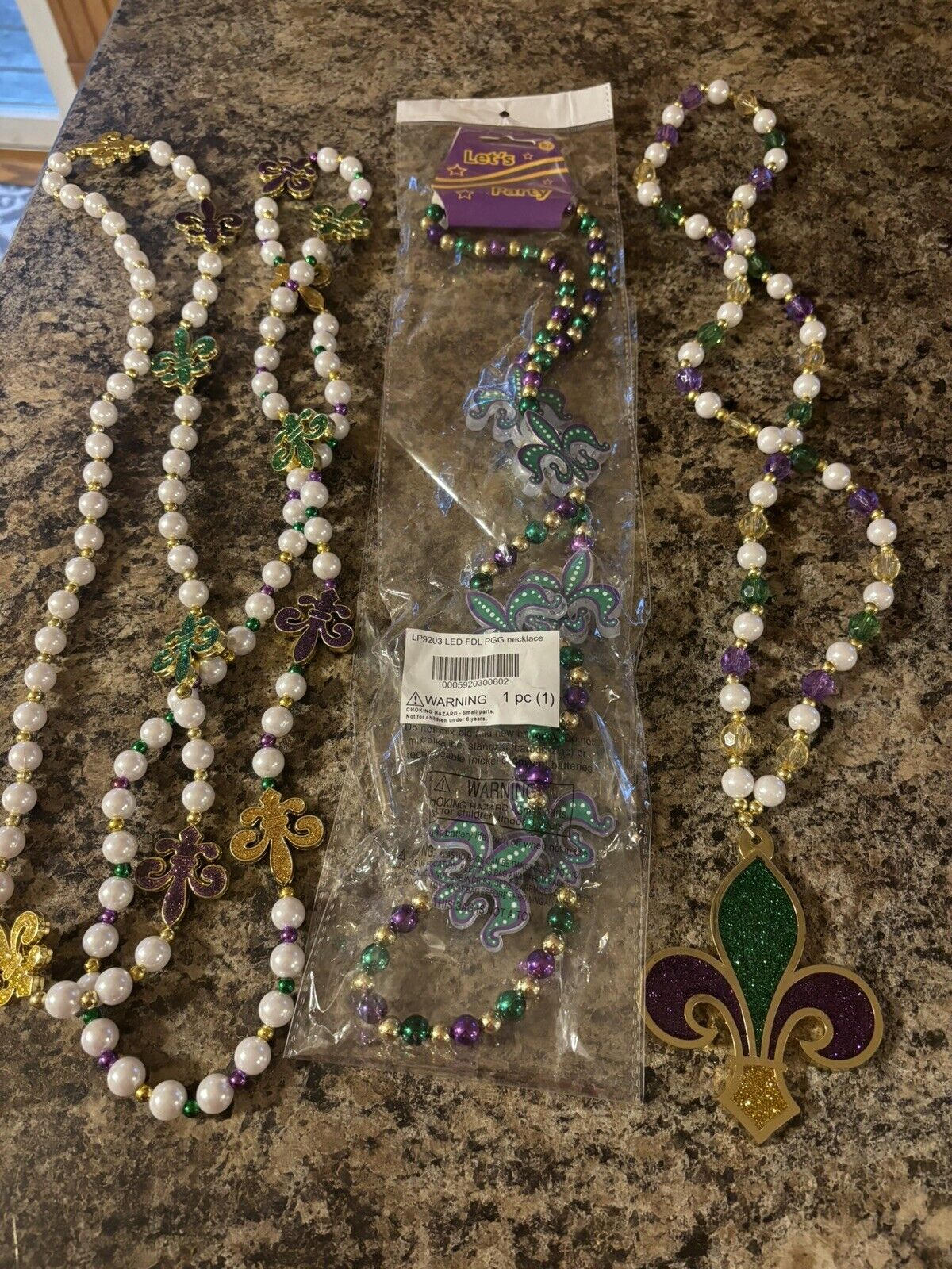 Mardi Gras Bead Necklaces And Throws