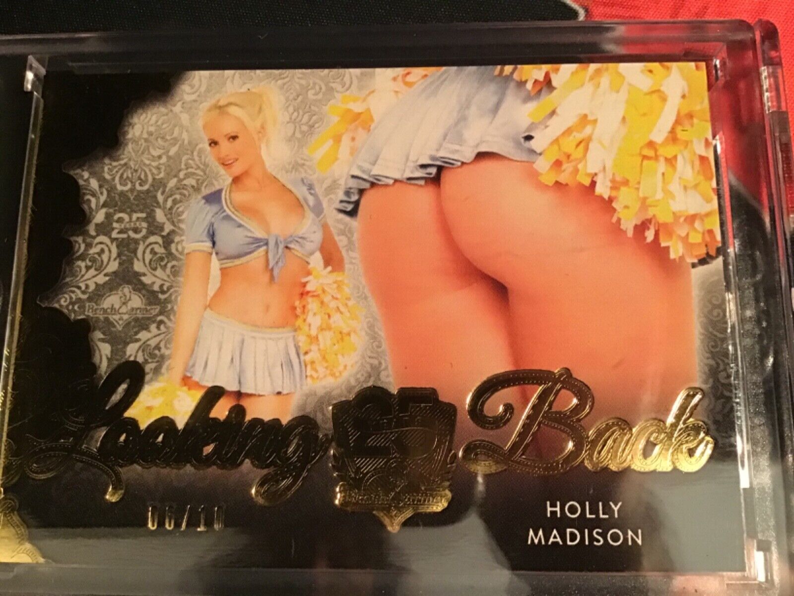 Holly Madison 2018 benchwarmer gold looking back 6\\10