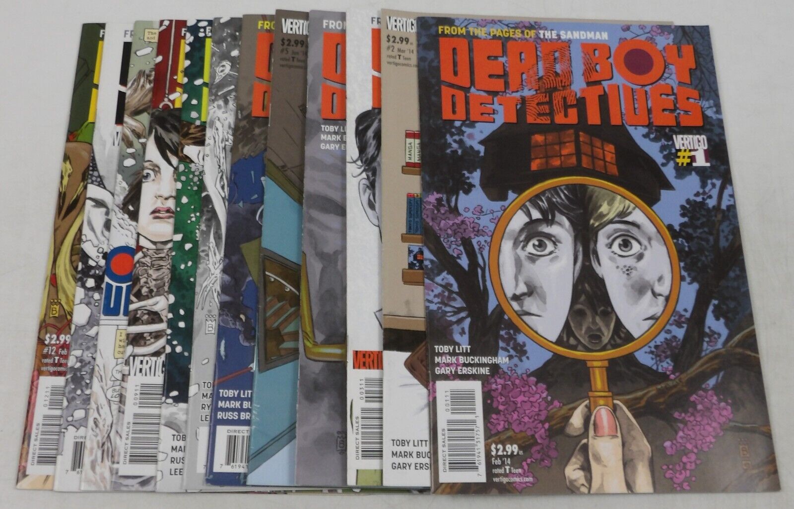 Dead Boy Detectives #1-12 VF/NM complete series from pages of the Sandman DC