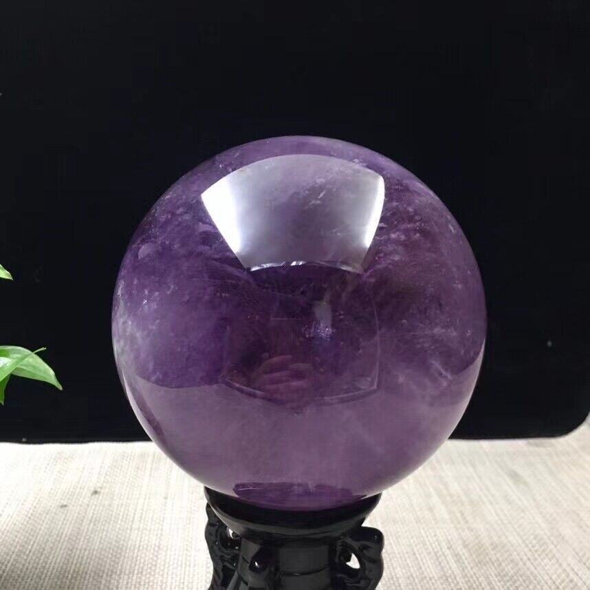 2530g Natural Amethyst Sphere Quartz Crystal Ball Reiki Healing  187