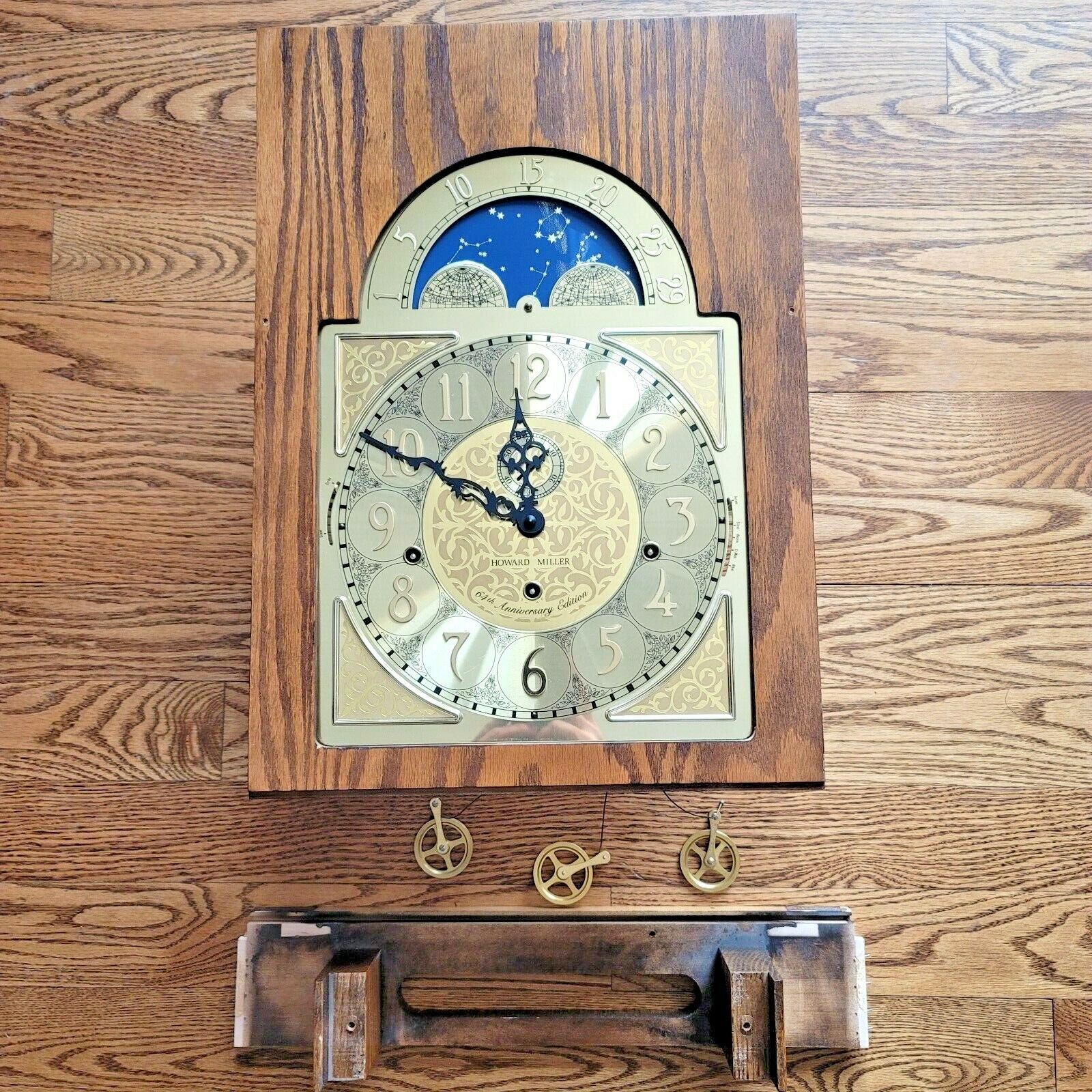 Howard Miller Triple Chime Complete Clock Dial Kieninger 06K Movement 610-517