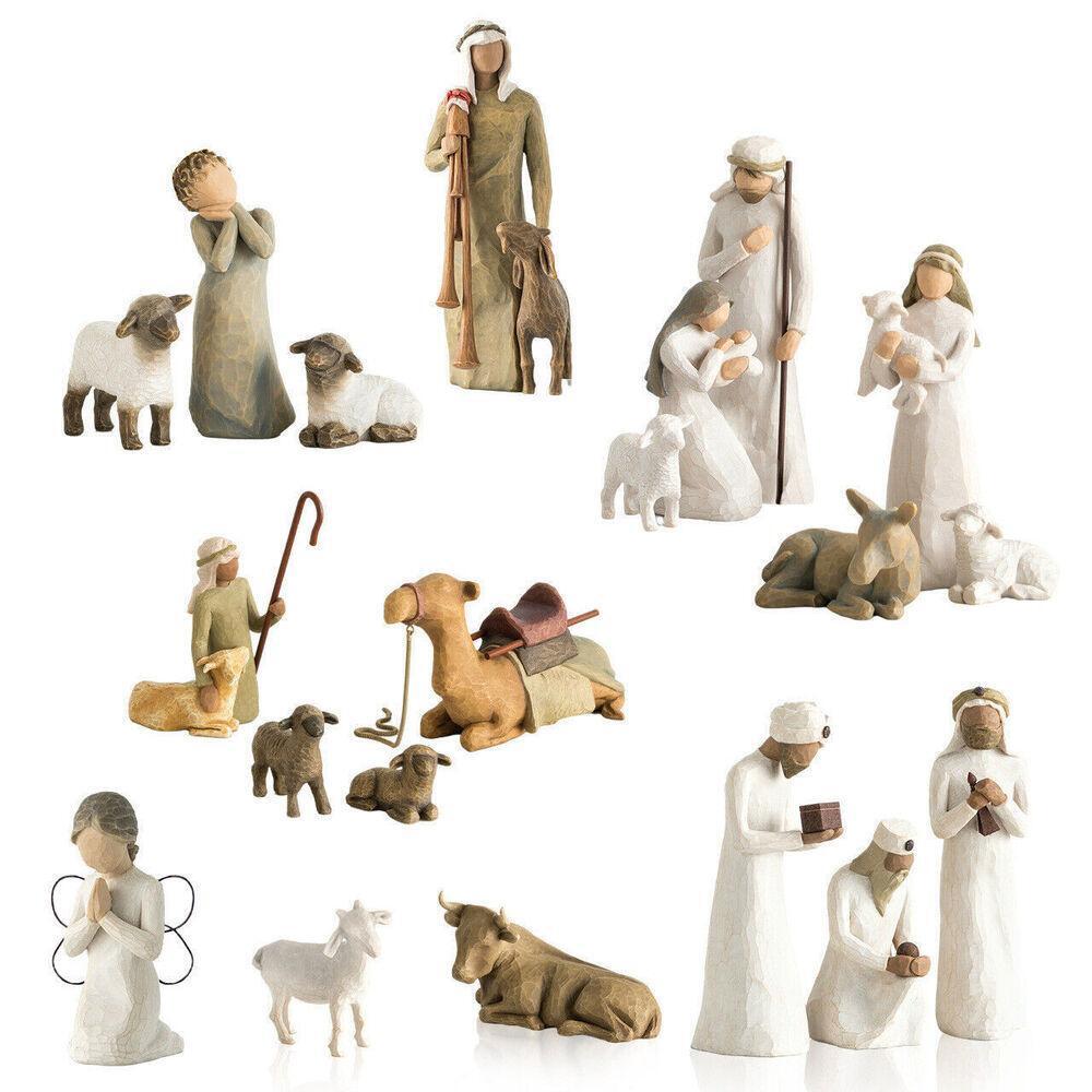 Willow tree Nativity figure set statue hand-painted decoration Christmas gift