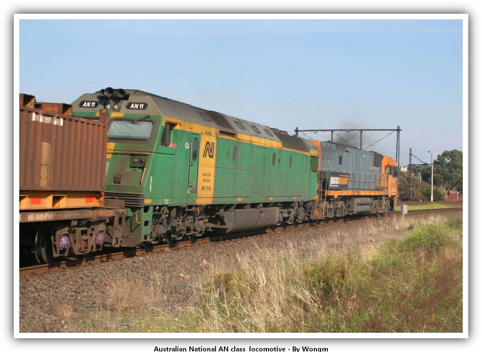 Australian National AN class  railroad Train Railway