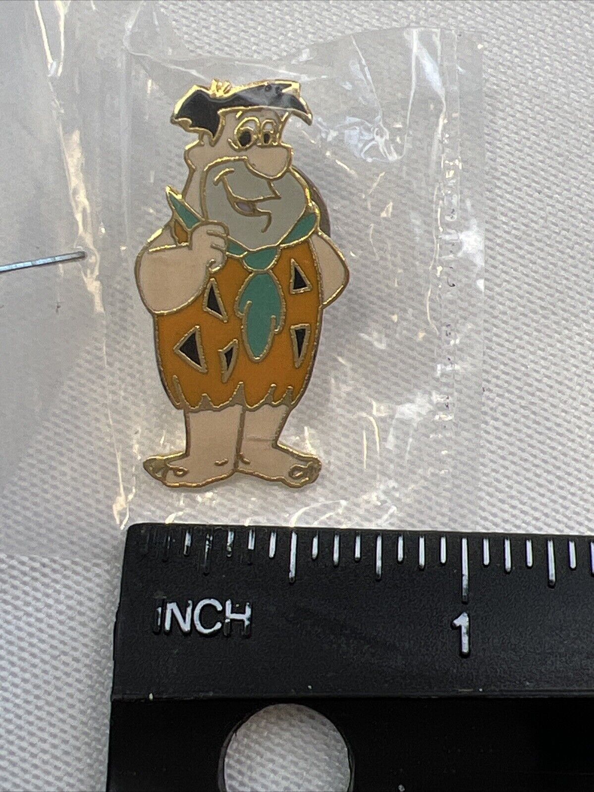Fred Flintstone Lapel Pin Cartoon 1988 Flintstones Collectible Hanna Barbera