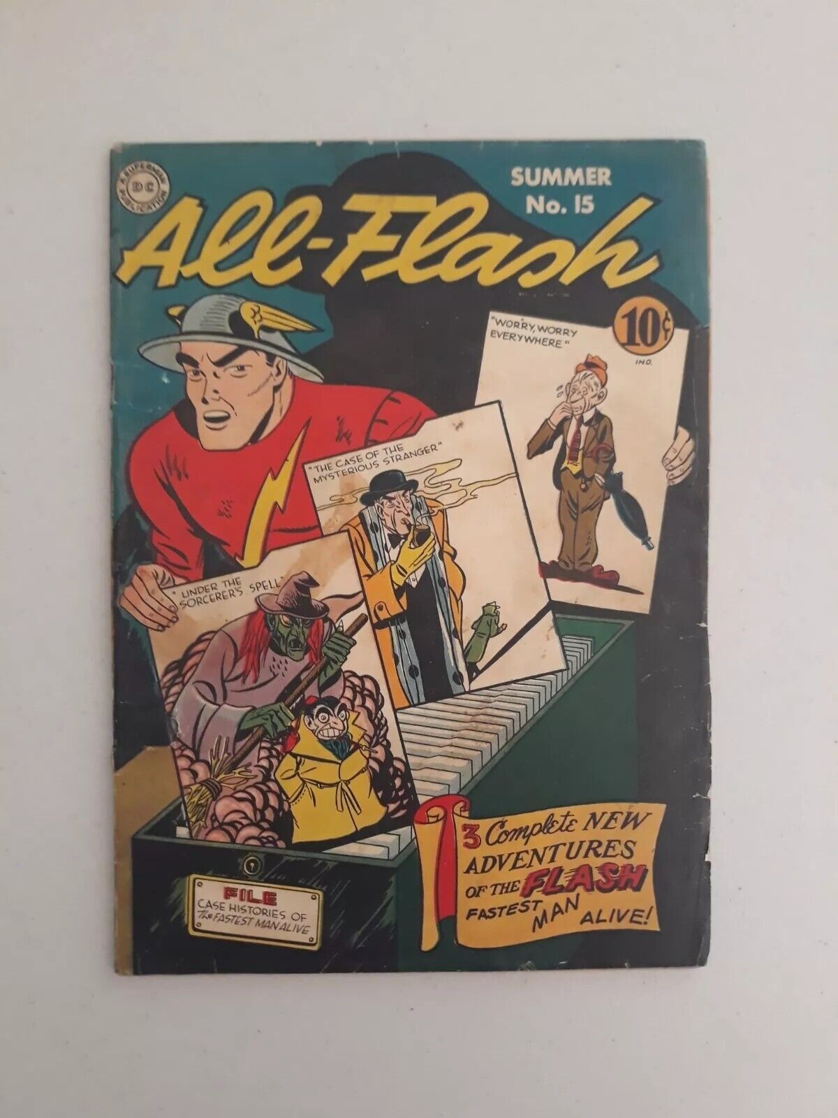 All Flash 15 DC Comics 1944 Restored