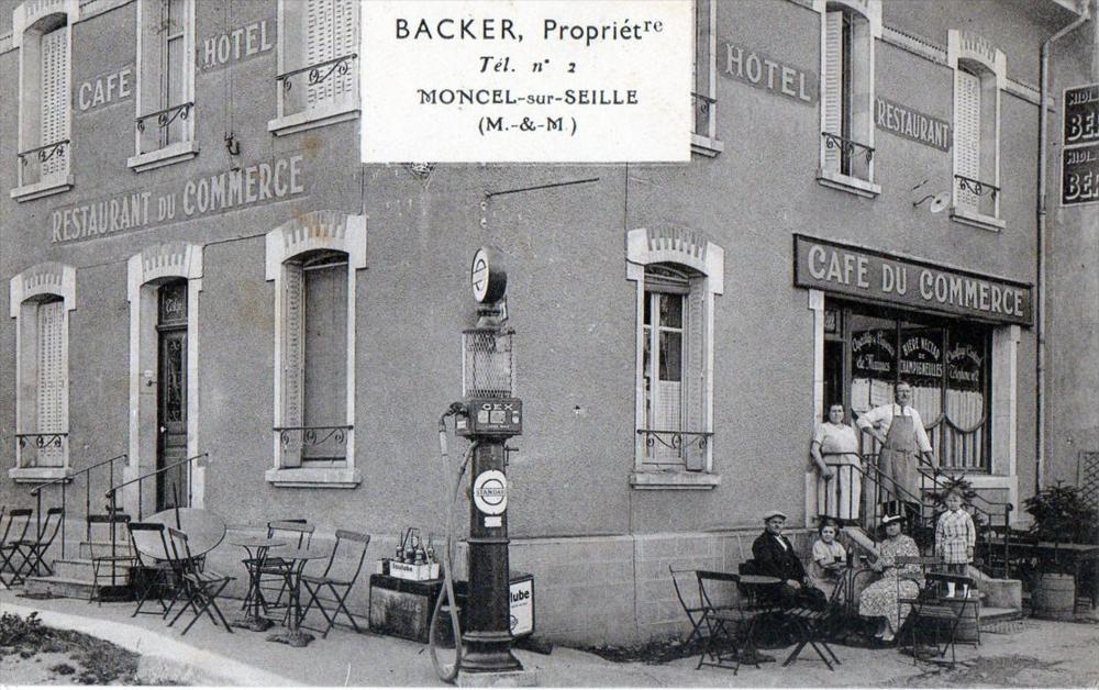 CPA 54 MONCEL ON ROPE BACKER OWNER CAFE DU COMMERCE (VERY BEAUTIFUL CPA