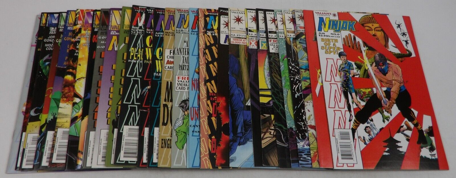 Ninjak #0 00 & 1-26 VF/NM complete series + Yearbook - Valiant comics set lot