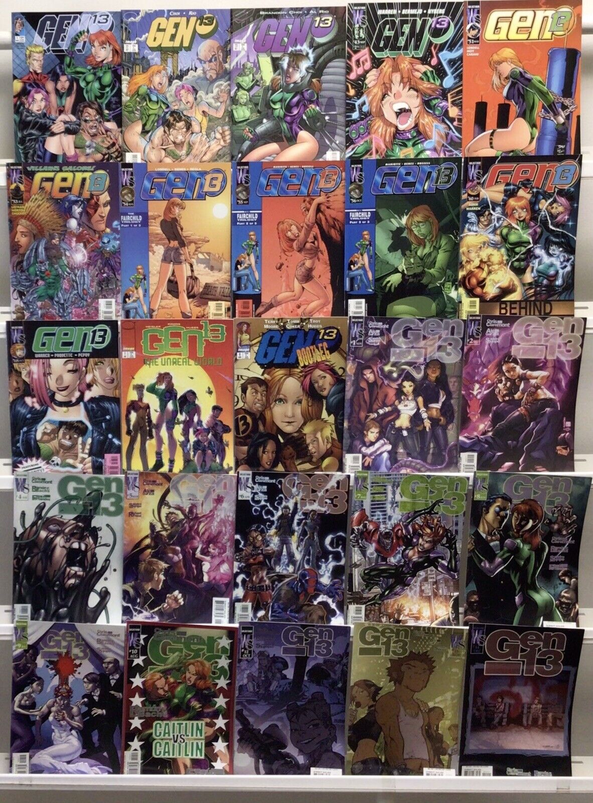 Gen 13 Comic Book Lot Of 25 Issues
