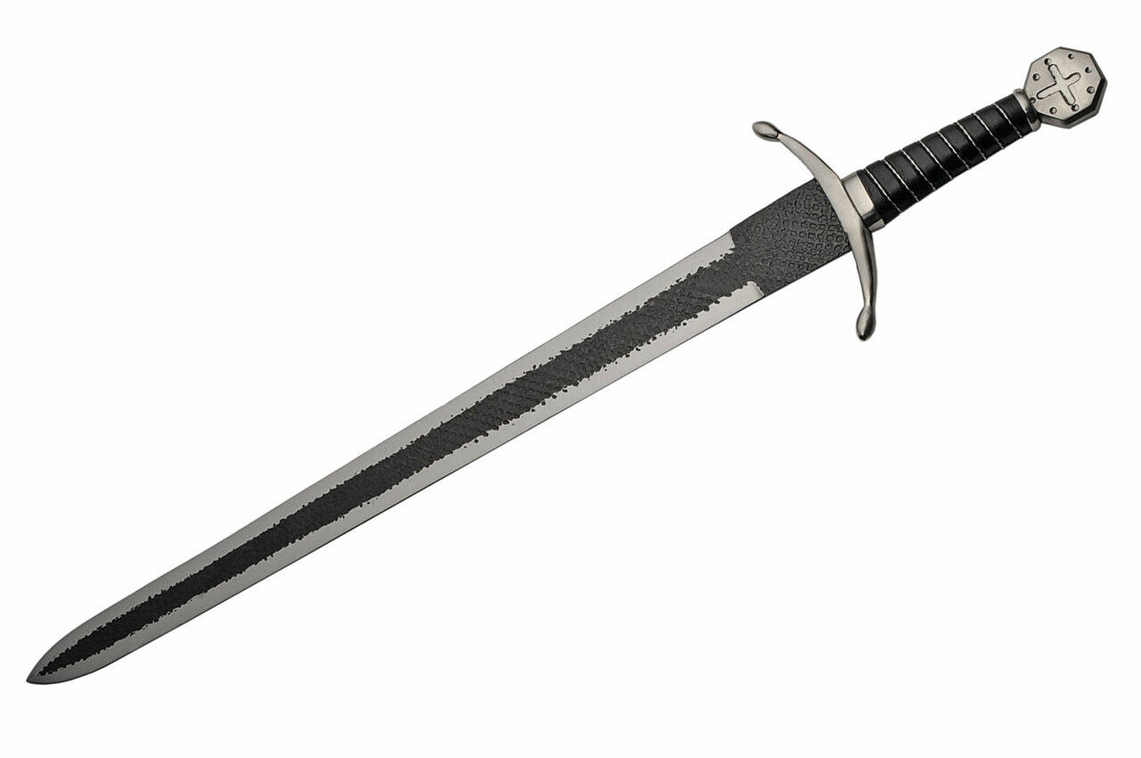 Custom & Handmade Flint Medieval Knight Crusader Sword / Battle Ready Sword 