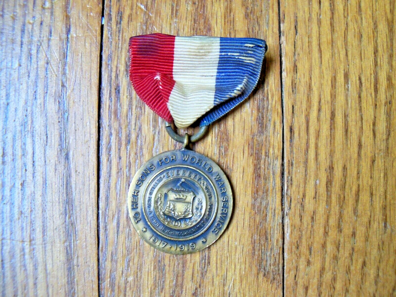 WWI WW1 WORLD WAR 1 SONS IN SERVICE TOKEN MEDAL US ARMY