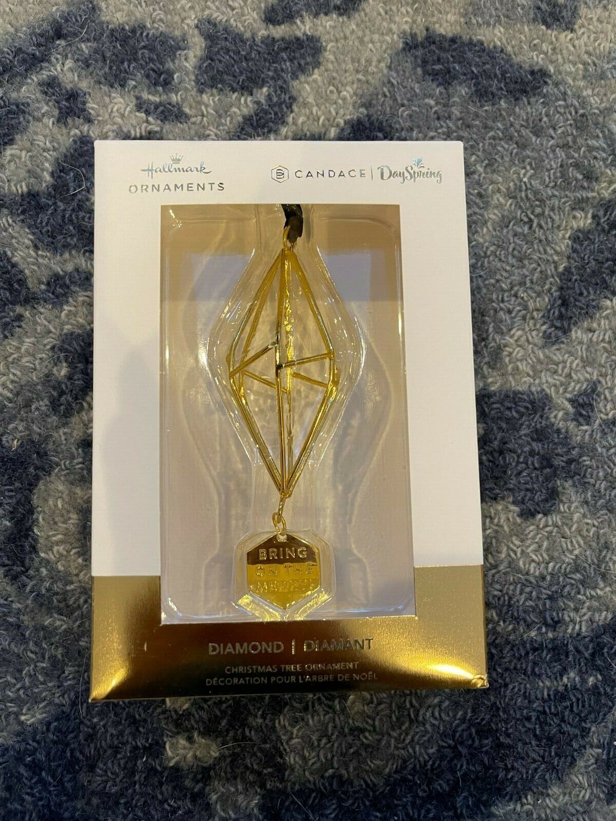 Hallmark Ornament - Diamond - Candace DaySpring - Metal - New in Box - 2021