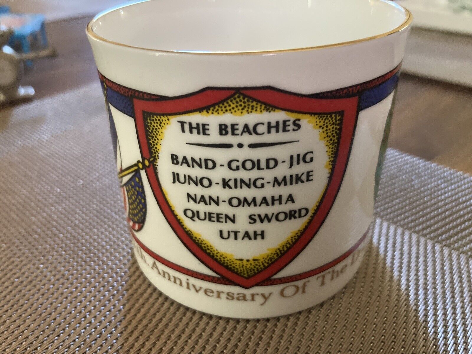 Royal Crown Duchy - D-day 50th Anniversary Commemorative Mug