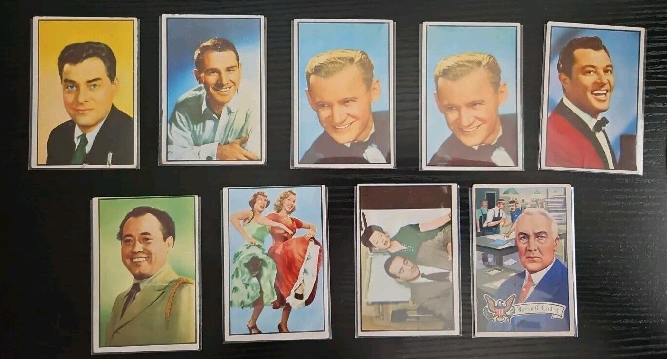 1953 Bowman TV & Radio NBC Stars #79 Jack Barry 9 card lot Sammy kaye