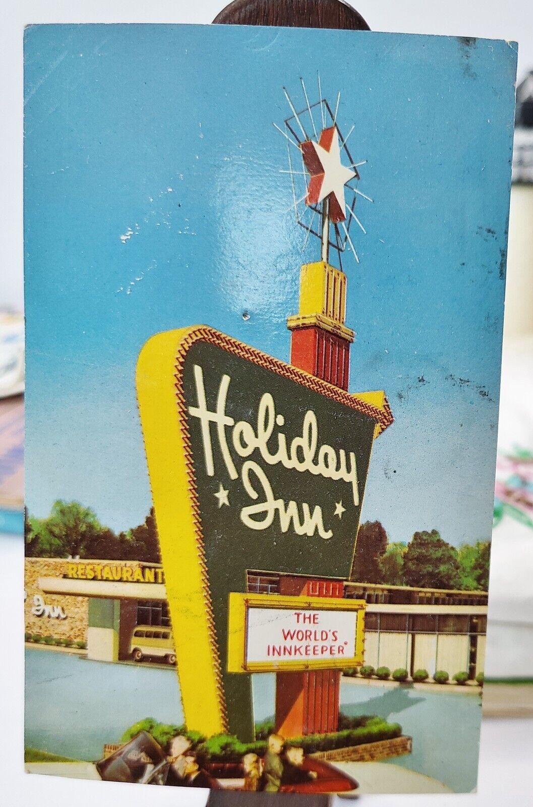 Vtg 1975 Bucyrus Ohio Holiday Inn Color Postcard Curteichcolor Hotel Motel