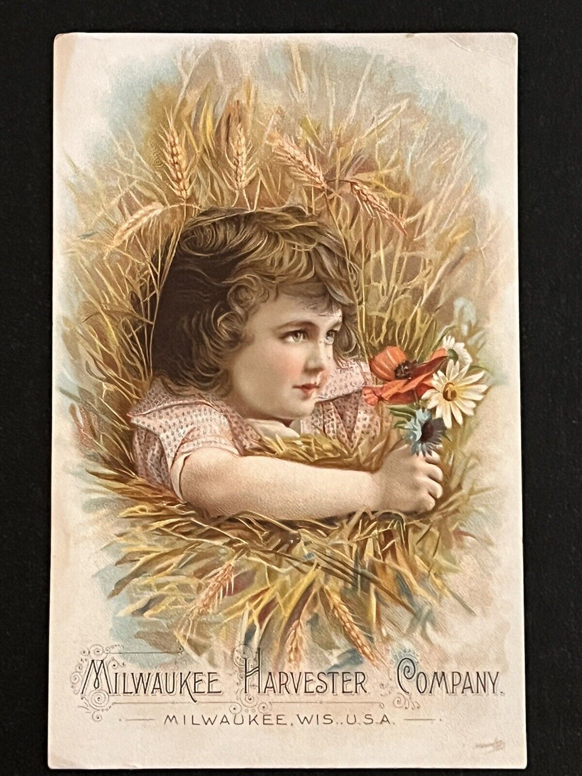 1890’s Trade Card ~ Milwaukee Harvester Company ~ Pre International Harvester