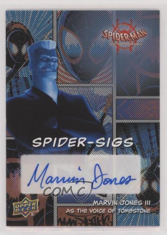 2022 Marvel Spider-Man: Into the Spider-Verse Torso Marvin Jones III as Auto 4et