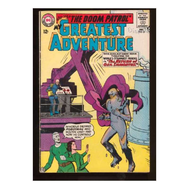 My Greatest Adventure #84 1955 series DC comics Fine+ / Free USA Shipping [o}