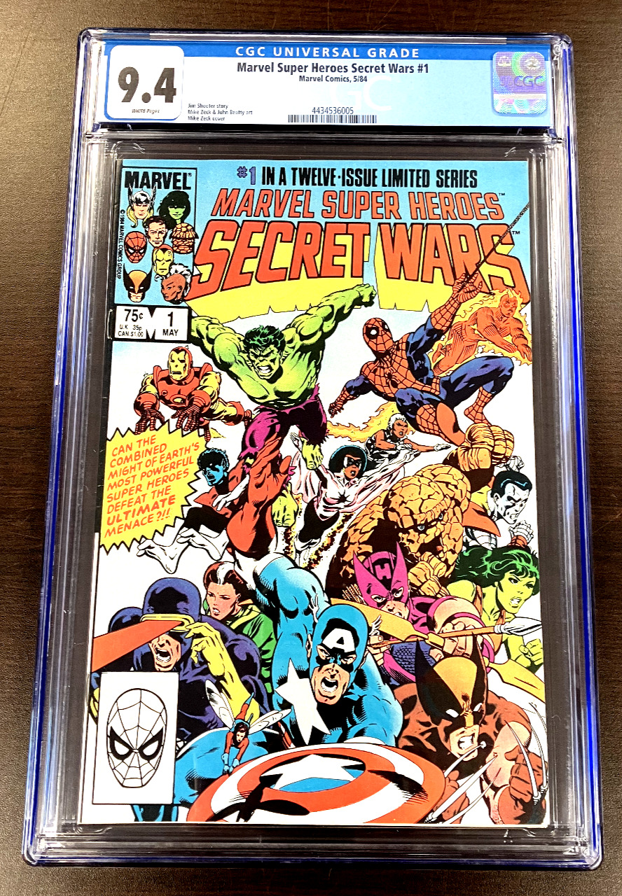 Marvel Super Heroes SECRET WARS #1 CGC 9.4 Marvel Comics 1984