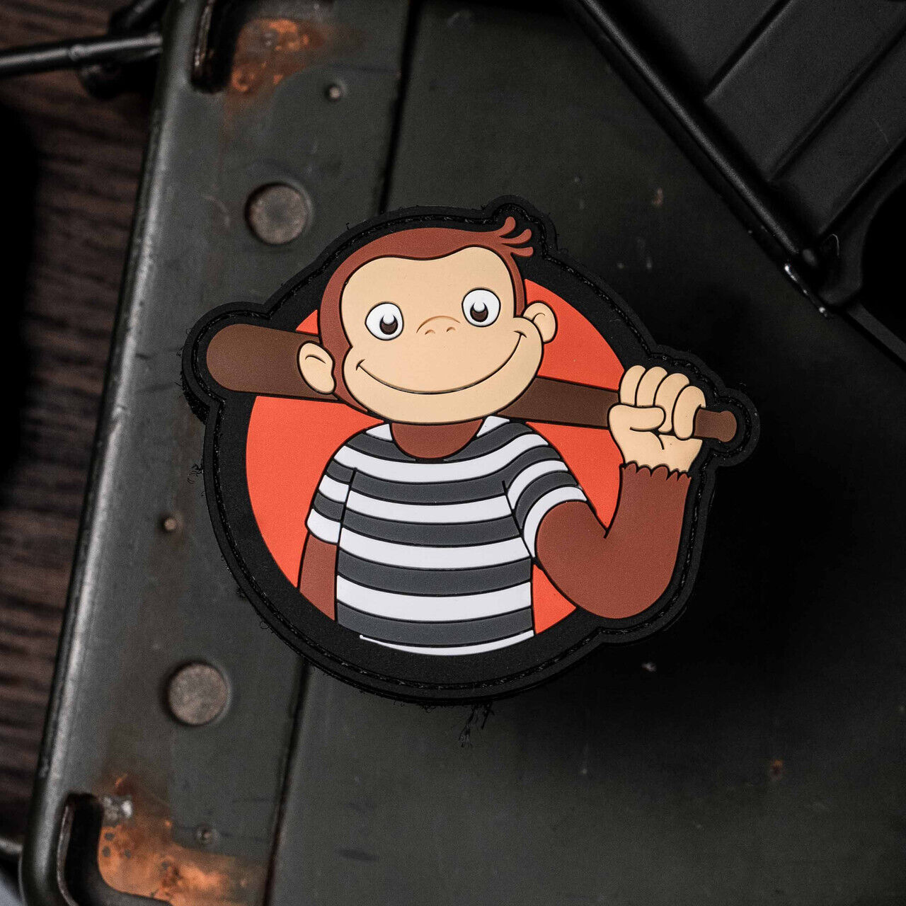 Curious George Thug Life PVC Morale Patch