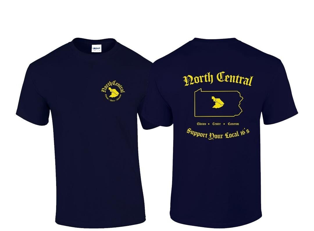 XL Support Your Local 16 North Cental Pennsylvania Tee Shirt Motorcycle Club MC