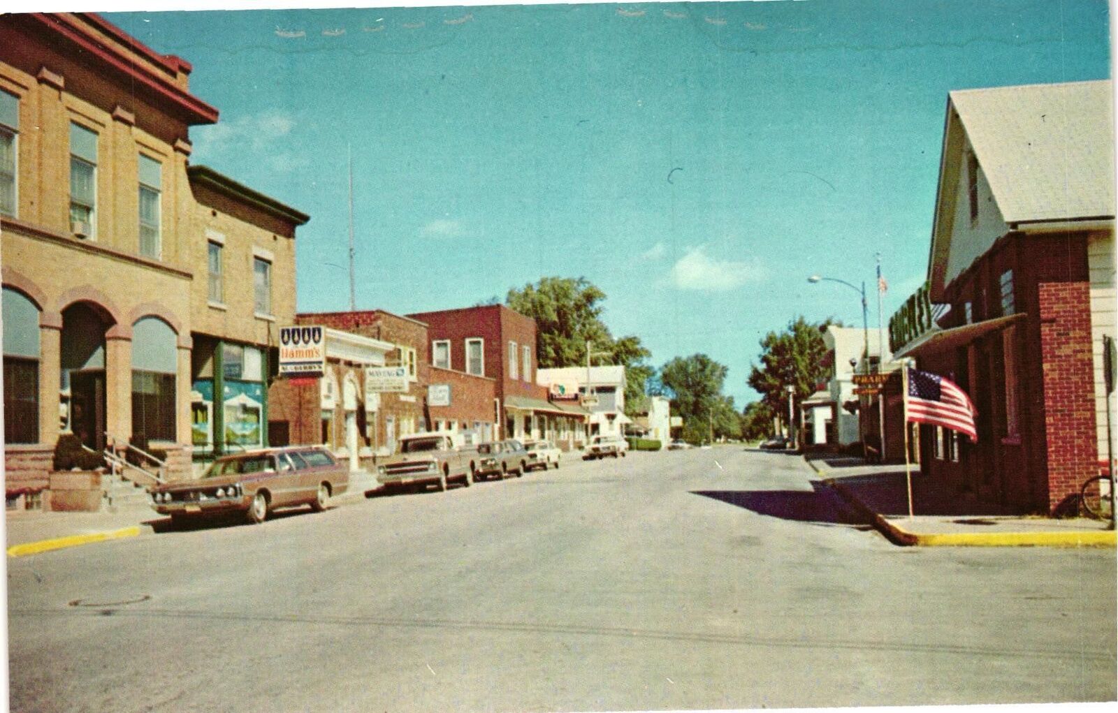 Vintage Postcard- Second Street, Eldridge, IA