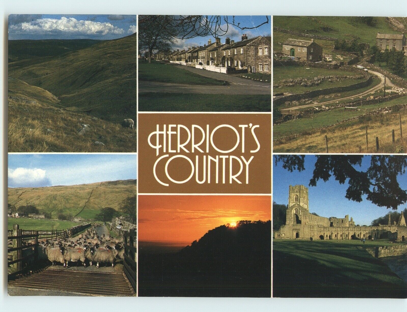 Postcard: Herriot\'s Country - North Yorkshire, England