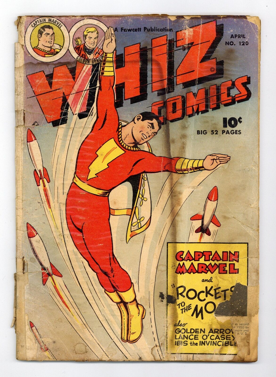 Whiz Comics #120 FR 1.0 1950